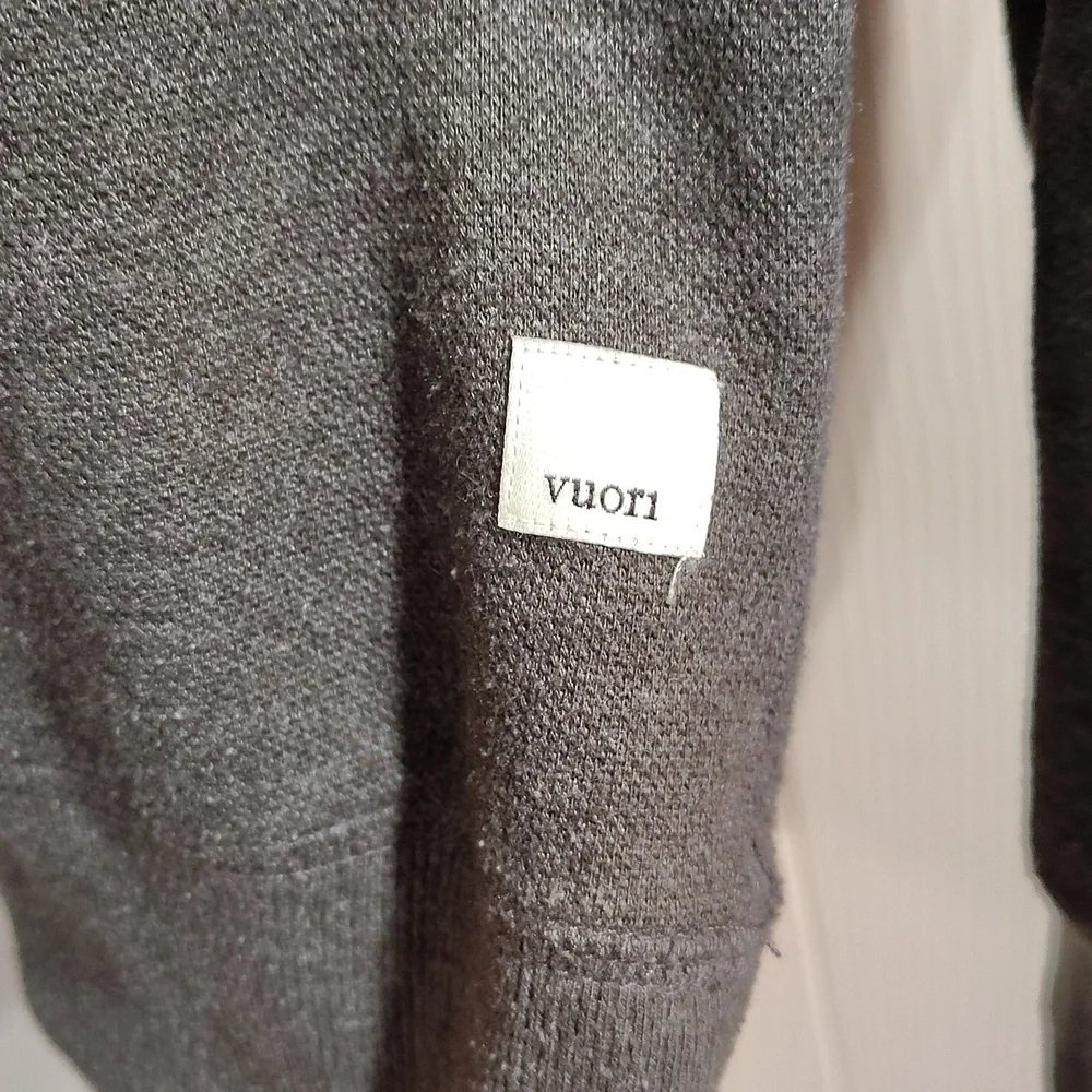 Vuori Jeffreys pullover. Oregano Heather Size M. - Picture 4 of 8